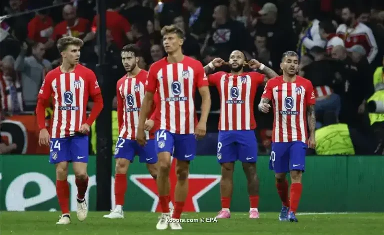 أتلتيكو مدريد الإسباني يعلن رحيل أربعة من نجومه