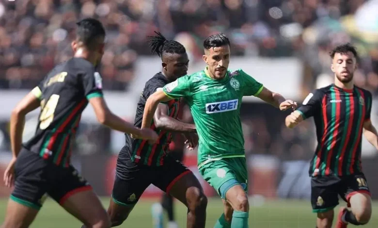 الرجاء الرياضي يفوز على الجيش الملكي ويتوج بلقب كأس العرش