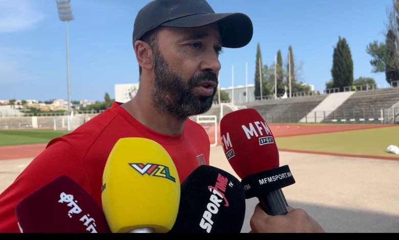 السكتيوي: درسنا المنتخب العراقي جيدا.. وسنسعى لإسعاد الجماهير المغربية