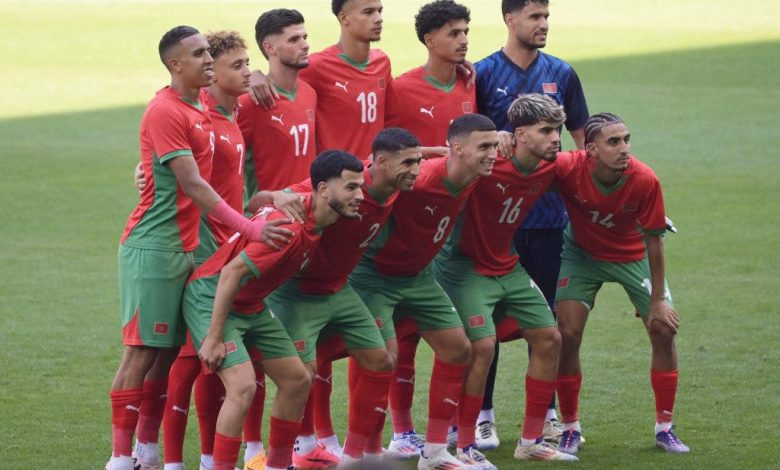 المنتخب الوطني المغربي يفوز على العراق (3-0) ويتأهل إلى ربع نهائي أولمبياد “باريس 2024” المنتخب الوطني المغربي يفوز على العراق (3-0) ويتأهل إلى ربع نهائي أولمبياد “باريس 2024”