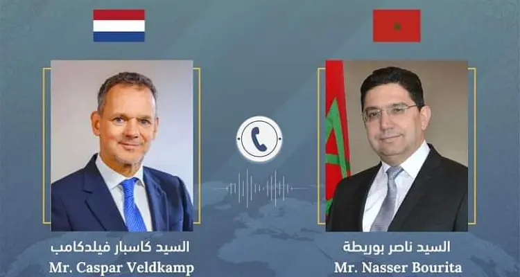 بوريطة يتباحث هاتفيا مع نظيره الهولندي