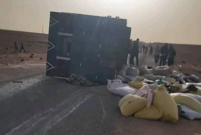 بوعرفة.. قت.يل وإصابات متفاوتة الخطورة في حادث انقلاب شاحنة