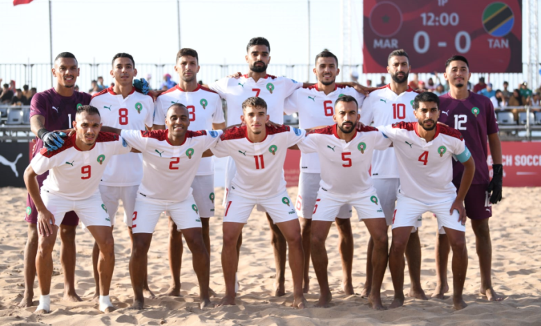 المنتخب الوطني لكرة القدم الشاطئية يفوز على تنزانيا