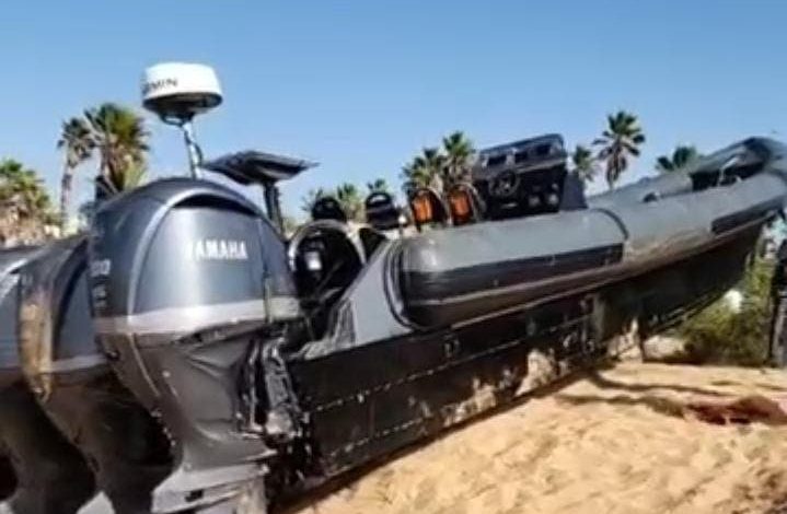 بوزنيقة : العثور على زورق سريع ” فونطوم” بالشاطئ يستنفر السلطات