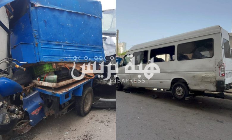 حافلة للنقل السري تتسبب في مـ..صرع شخصين وترسل آخرين لمستشفى طنجة