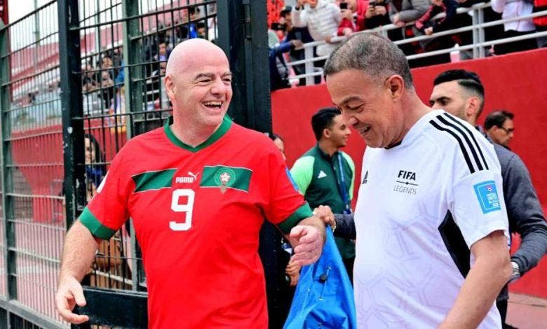 رئيس الفيفا: “مبروك البرونزية للمغرب إنه إنجاز يجب أن نفتخر به جميعا” رئيس الفيفا: “مبروك البرونزية للمغرب إنه إنجاز يجب أن نفتخر به جميعا”
