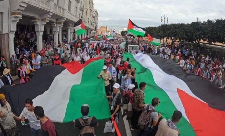 اليوم الأحد ..إنطلاق أكبر مسيرة وطنية في الرباط دعما لفلسطين ولبنان